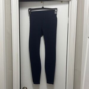 Blue High-Waisted Leggings